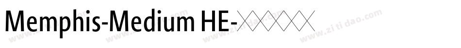 Memphis-Medium HE字体转换